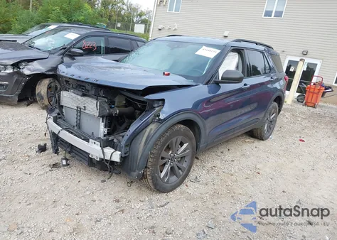 2021 Ford Explorer Xlt z USA, uszkodzony, nr VIN 1FMSK8DHXMGB13951